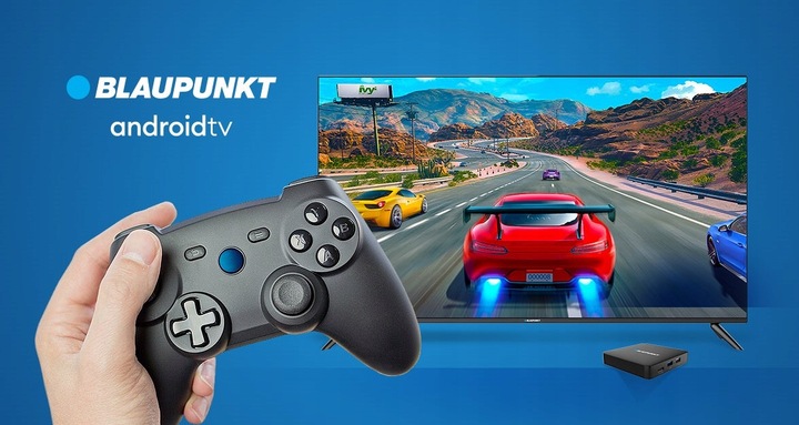 BLAUPUNKT ANDROID 12 TV SMART BOX ODTWARZACZ MULTIMEDIALNY 4K WIFI USB