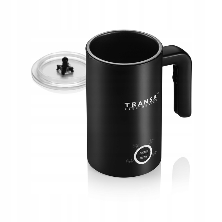 Spieniacz do mleka z PODGRZEWACZEM MilkyBlack 4 TRYBY SPIENIANIA MLEKA