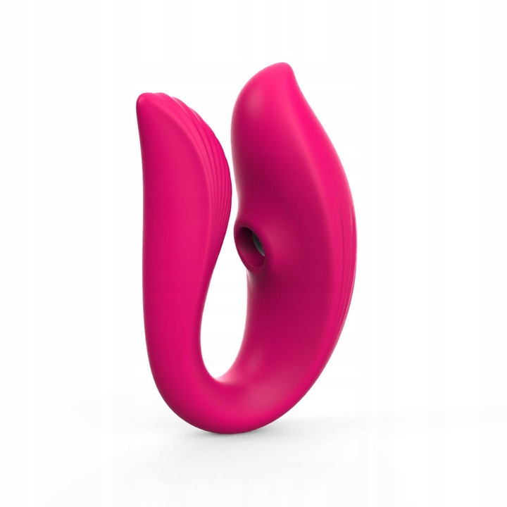 SSĄCY ŁECHTACZKĘ MASAŻER, WIBRATOR DLA PAR, Z APLIKACJĄ