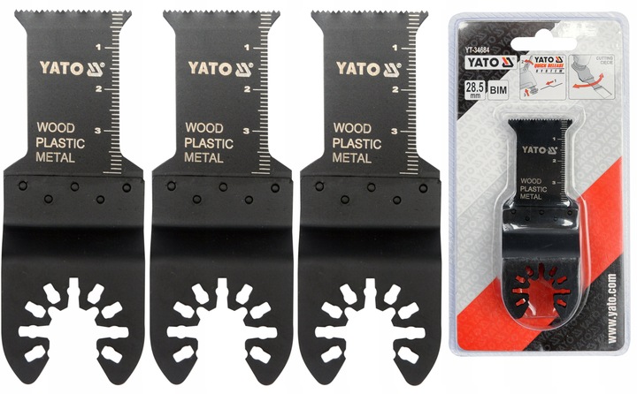 BRZESZCZOTY WGŁĘBNE DO RENOWATORA BIM 3 SZT. YATO