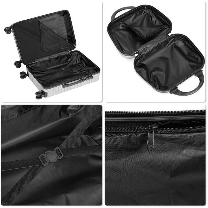 WALIZKI PODRÓŻNE NA KÓŁKACH WALIZKA ZESTAW 4 WALIZEK KABINÓWKA DUŻA