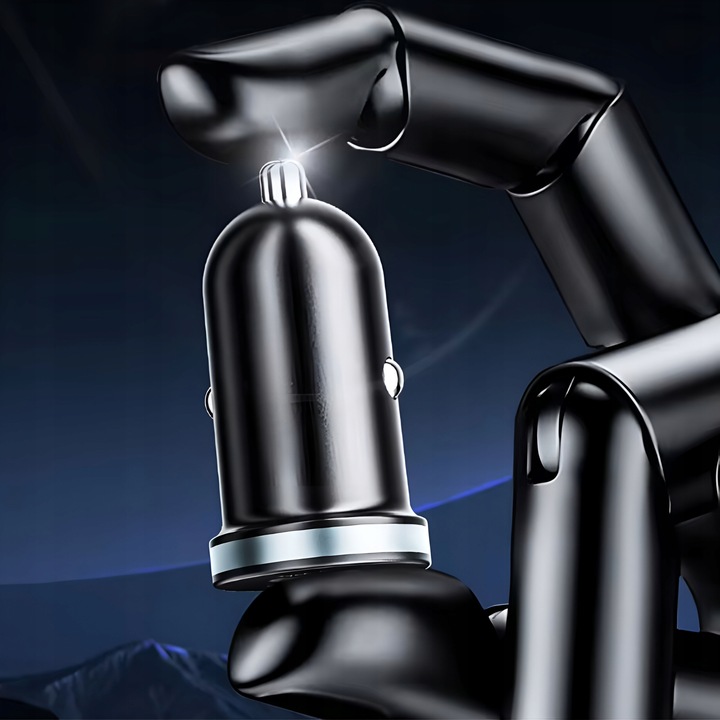 SZYBKA ŁADOWARKA SAMOCHODOWA USB USB-C QC 3.0 PD 30W DO ZAPALNICZKI MOCNA