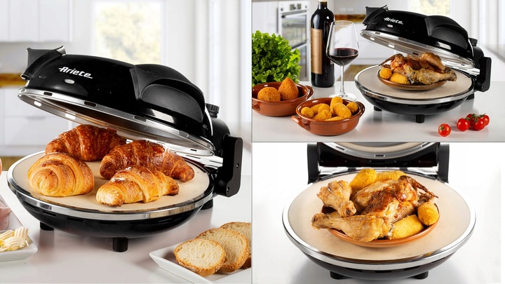 PIEC DO PIZZY ARIETE 917 kamień 400°C + NÓŻ DO PIZZY + EBOOK