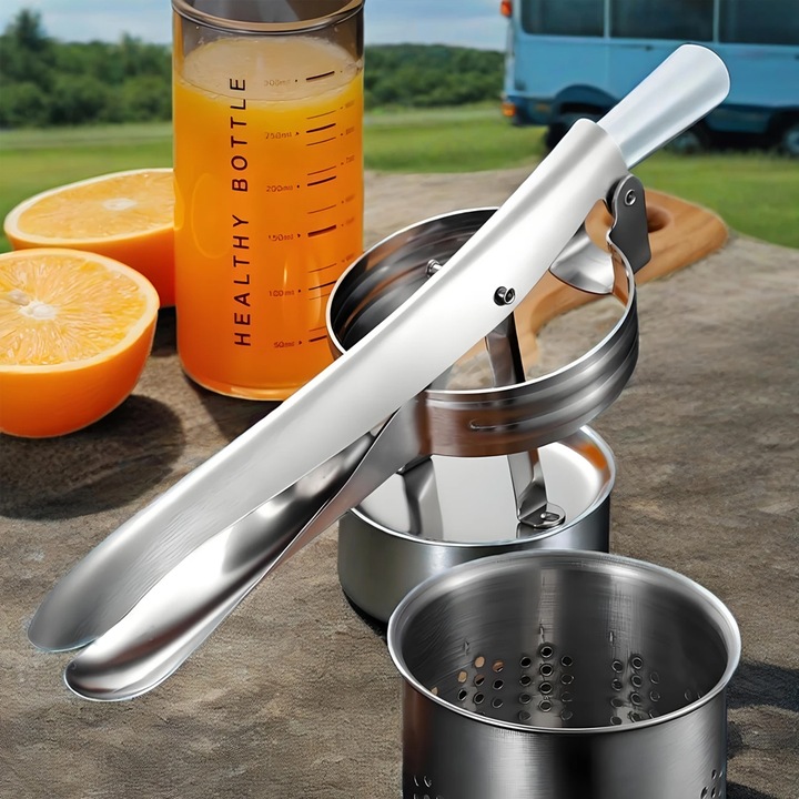 PRASKA DO ZIEMNIAKÓW WARZYW STAL NIERDZEWNA WYCISKARKA TŁUCZEK