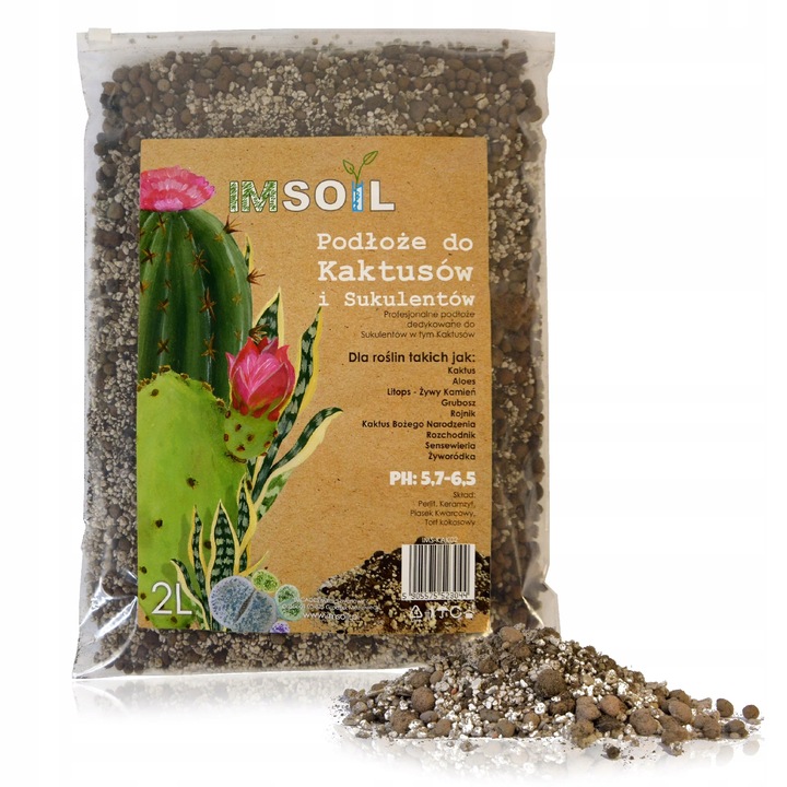 IMSOIL Ziemia Dedykowana do KAKTUSÓW i SUKULENTÓW 10L