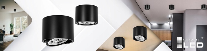 Oprawa Natynkowa Sufitowa AR111 TUBA LED GU10 Lampa Plafon Lampa Do