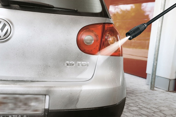 NAJMOCNIEJSZA MYJKA CIŚNIENIOWA KARCHER K 4 GIGANT MOC TURBO ZESTAW