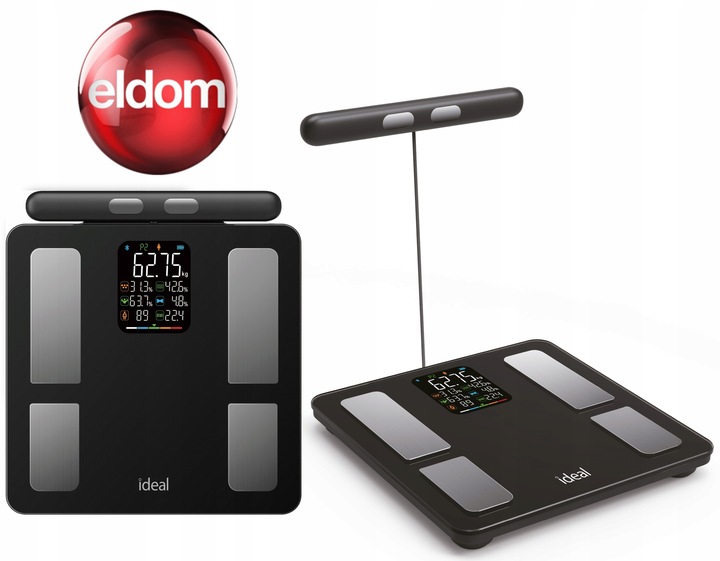 WAGA ŁAZIENKOWA BLUETOOTH ANALITYCZNA INTELIGENTNA Apple Health Google