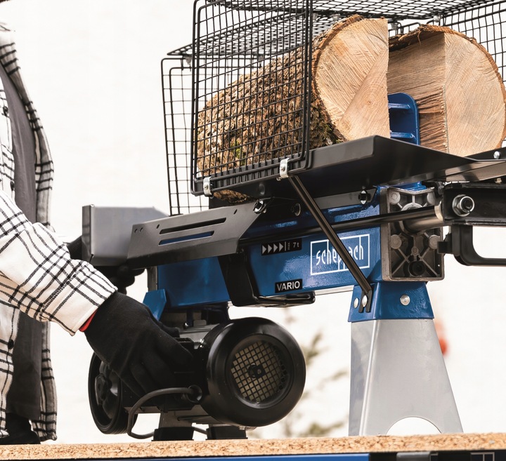 ORYGINALNA MOCNA ŁUPARKA DO DREWNA SCHEPPACH GERMANY HL760LS ZE STOJAKIEM