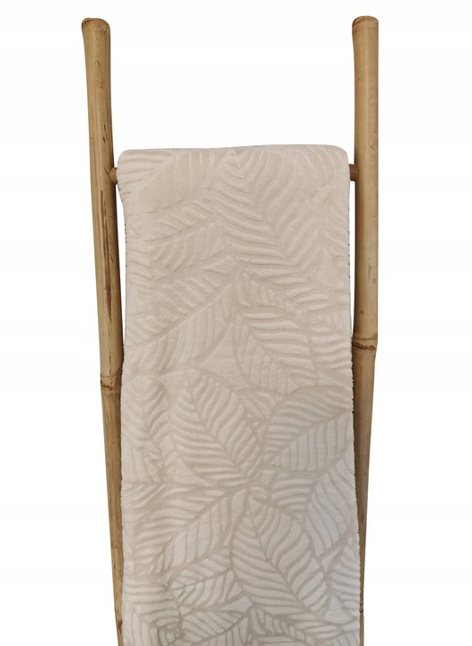 KOC GRUBY NA PREZENT TŁOCZONY WZÓR NARZUTA DLA CÓRKI 150x200 BEŻOWY