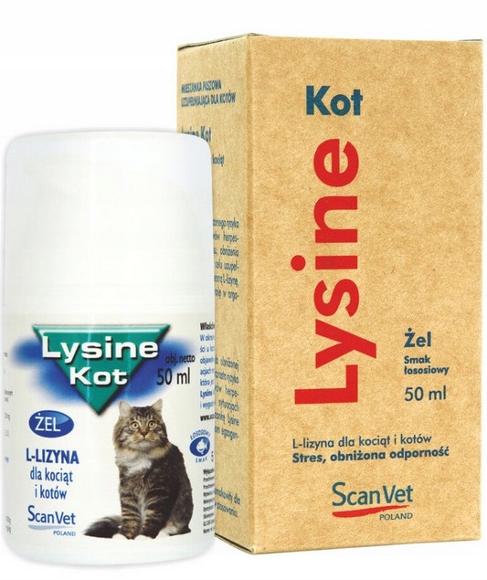 ScanVet Lysine Kot Żel 50 ml