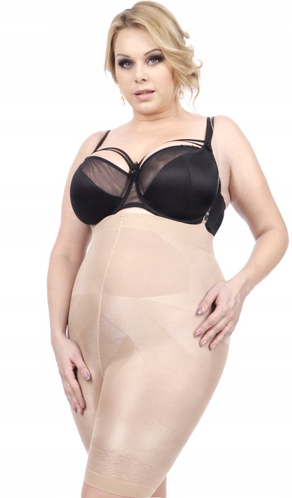 Orirose WYSOKIE Majtki mocno WYSZCZUPLAJĄCE brzuch MODELUJĄCE uda SIZE PLUS