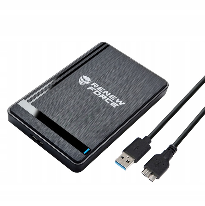 Kieszeń Na Dysk HDD Obudowa Dysku Twardego SSD 2,5'' SATA do 5 Gbps USB 3.0