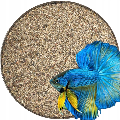 Żwirek do akwarium 0,8-2,0 mm żwir akwariowy naturalny z ATESTEM 20 KG