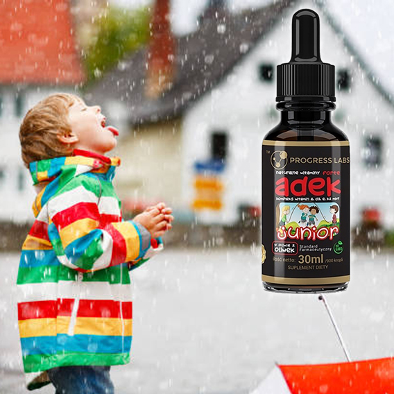 PROGRESS LABS ADEK JUNIOR 30ml WITAMINY DLA DZIECI