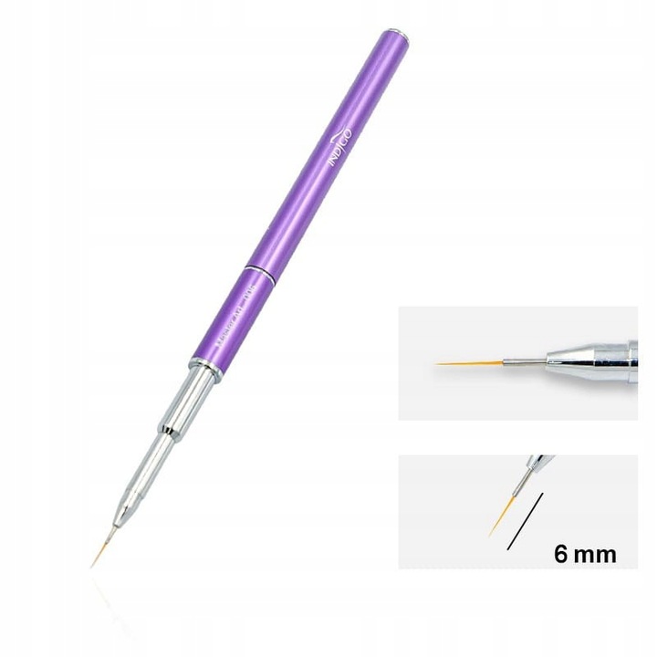 INDIGO pędzel 006 master art 6mm do zdobień