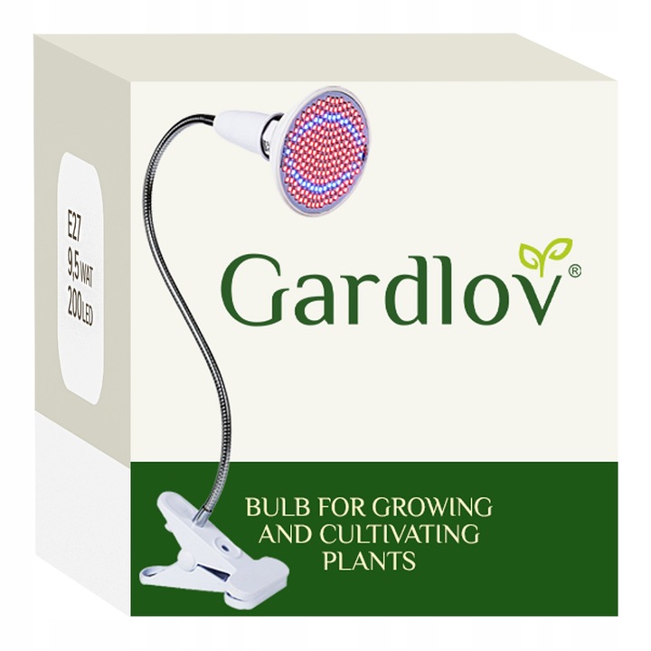Lampa Panel do Wzrostu Uprawy Roślin 200 LED E27