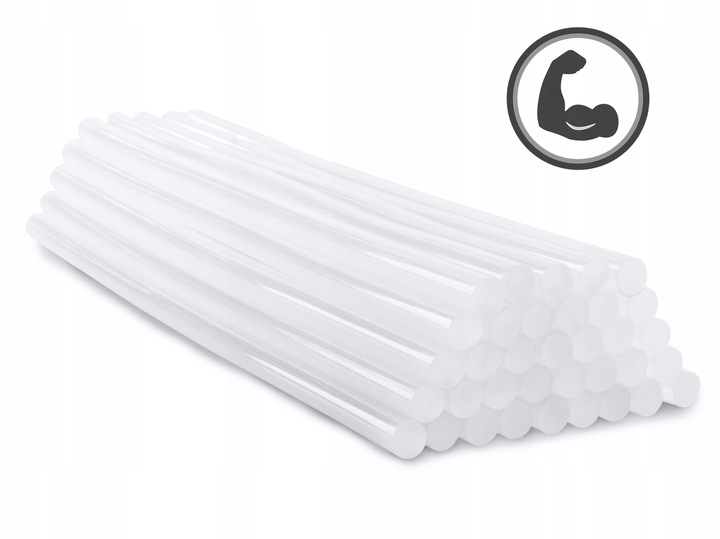 PROFESJONALNY PISTOLET DO KLEJU NA GORĄCO 11MM REGULACJA + KLEJ 1kg 35szt