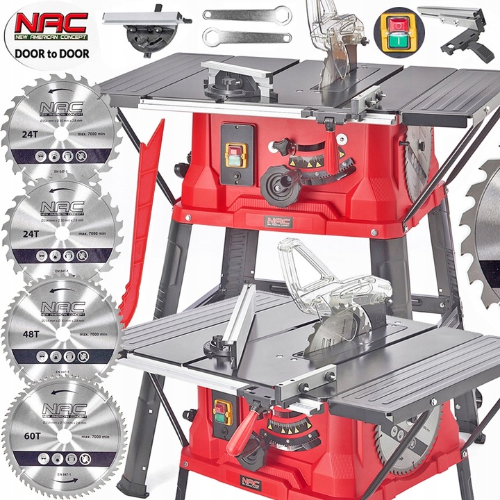 NAC PIŁA STOŁOWA krajzega przecinarka do drewna pilarka tarczowa 2000W