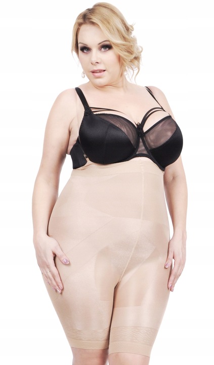 Orirose WYSOKIE Majtki mocno WYSZCZUPLAJĄCE brzuch MODELUJĄCE uda SIZE PLUS