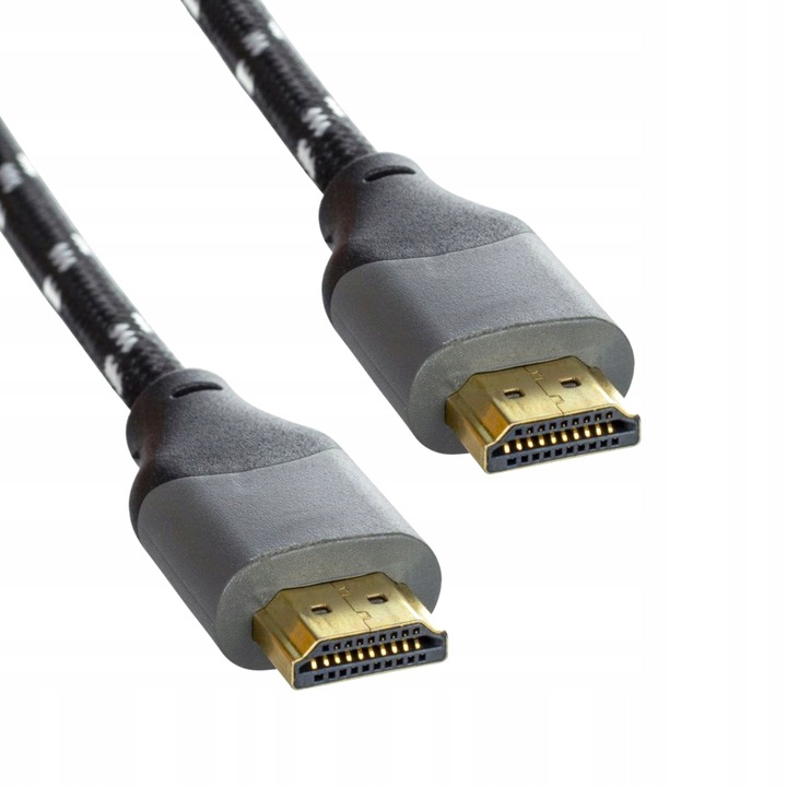 KABEL HDMI - HDMI MOCNY GRUBY PRZEWÓD 2.0 HIGH SPEED 4K UHD 3D 48 BIT