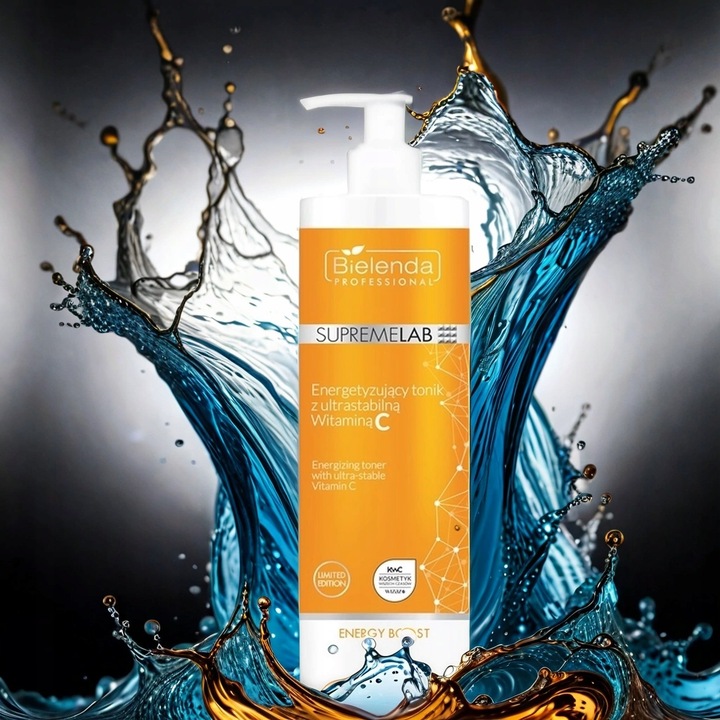 TONIK DO TWARZY BIELENDA SUPREMELAB ENERGETYZUJĄCY Z WITAMINĄ C 500ML
