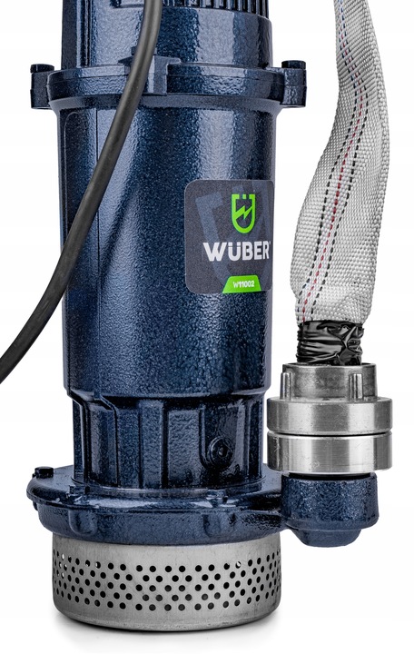 POMPA DO WODY BRUDNEJ CZYSTEJ ZANURZENIOWA SITKO SITO SZAMBA 1" WUBER