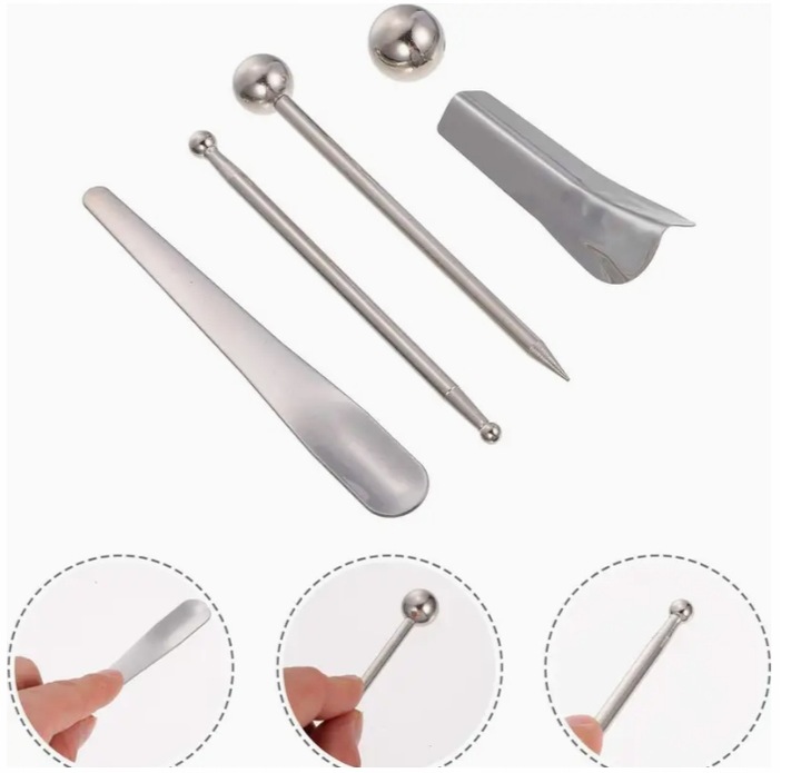 ZESTAW szpachelek do nakładania i profilowania fugi silikonu 5szt do