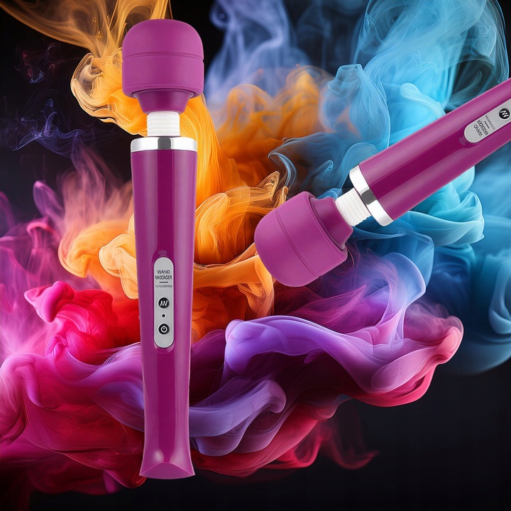 Masażer Łechtaczki Wand 10 Trybów Bezprzewodowy Silikonowy 34 Cm Wibrator