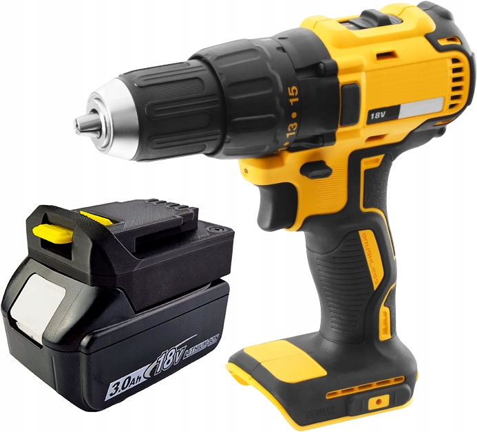 Adapter baterii Makita do narzędzi DeWalt 18V XR akumulator