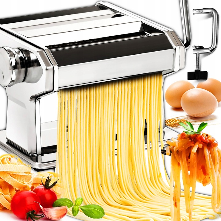 MASZYNKA DO DOMOWEGO MAKARONU PROSTE UŻYTKOWANIE STAL NIERDZEWNA