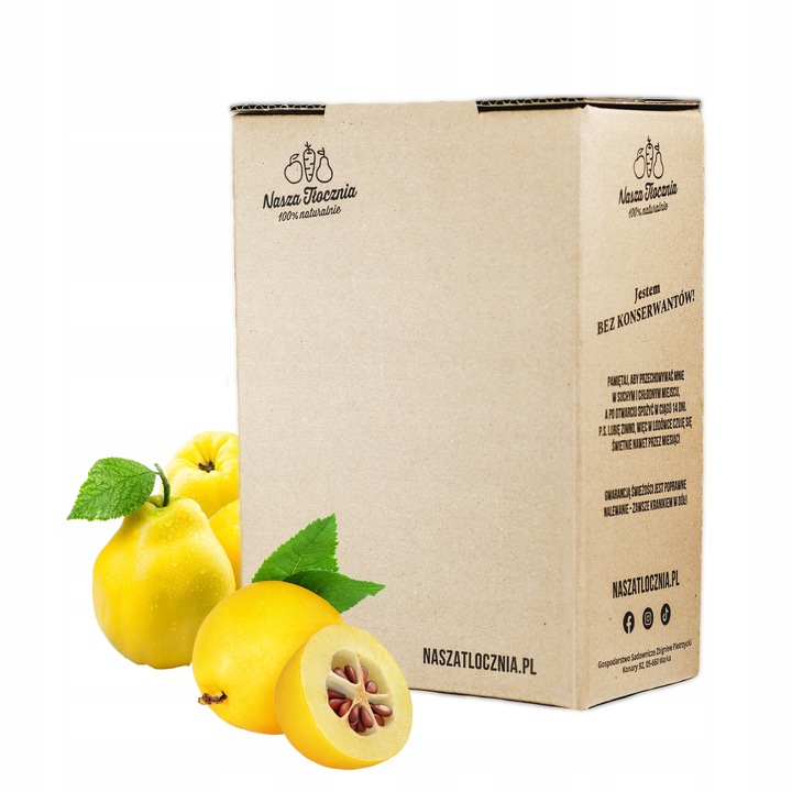 Sok NFC 100% tłoczony Pigwowiec Japoński nie pigwa KLAROWNY z pigwowca 3L