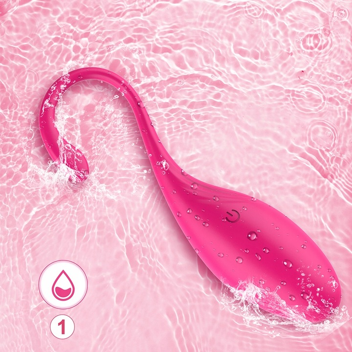 WIBRATOR STEROWANY APLIKACJĄ WIBRUJĄCE JAJKO MASAŻER SEX EROTYCZNY JAJECZKO