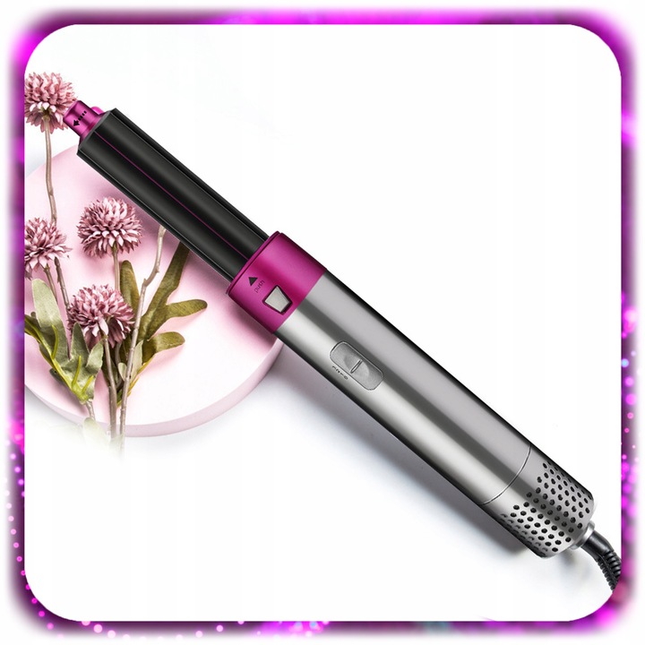 Lokówko-suszarka 5w1 Wielofunkcyjna JONIZACJA SZCZOTKA LOKI REGULACJA 1000W