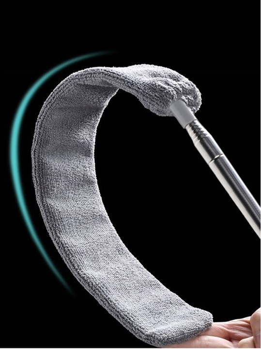 SZCZOTKA TELESKOPOWA MIOTEŁKA DO KURZU DŁUGA 280 + 3 WYMIENNE KOŃCÓWKI XXL