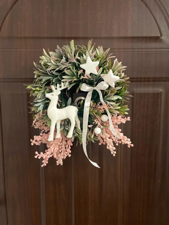 WIANEK STROIK OZDOBNY SZTUCZNY JESIENNY GĘSTY NA DRZWI OKNO GAŁĄZKA