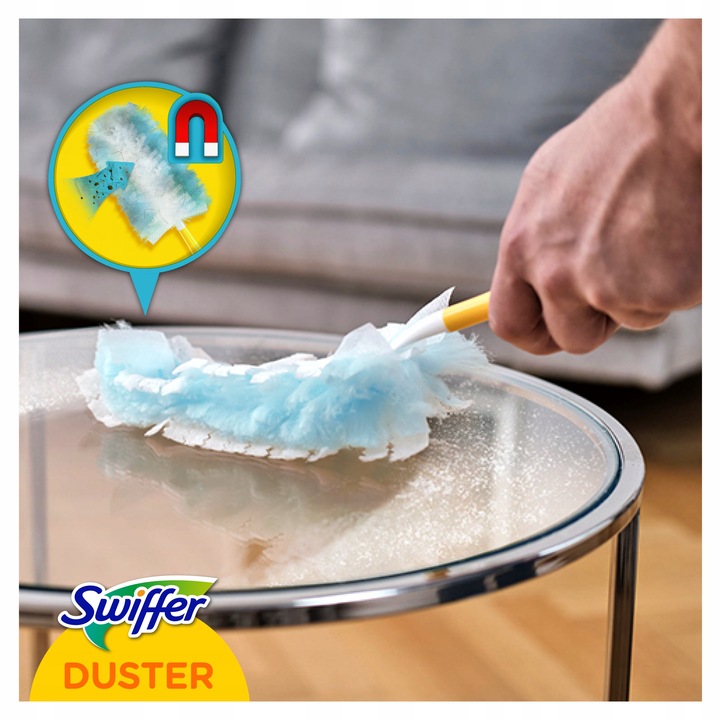 Swiffer Duster miotełka do kurzu rączka + 4 wkłady