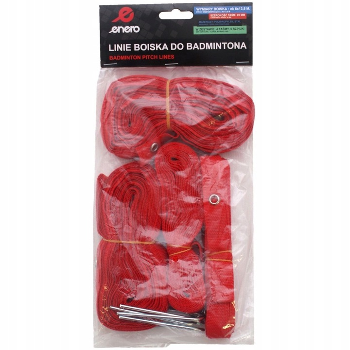 Taśmy Linie Boiska do Gry w Badmintona Enero