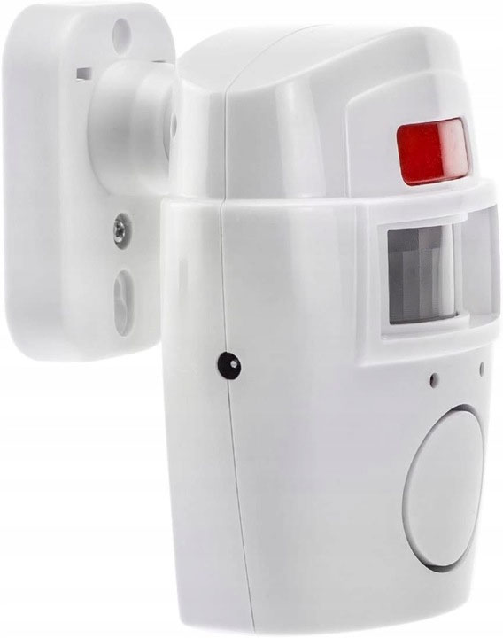 ALARM BEZPRZEWODOWY CZUJNIK RUCHU SYRENA NA BATERIE DO DOMU GARAŻU 2X