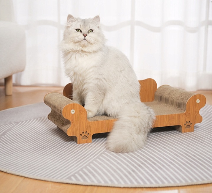 Drapak dla Kota legowisko sofa drapania kocimiętka KING (F082)