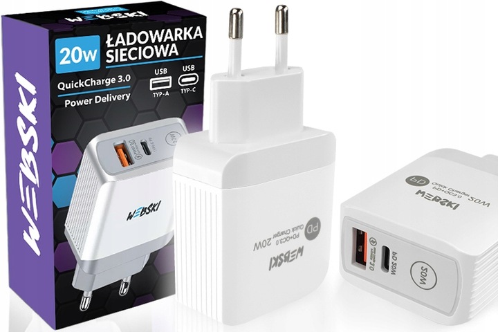 UNIWERSALNA ŁADOWARKA DO WSZYSTKICH URZĄDZEŃ USB C