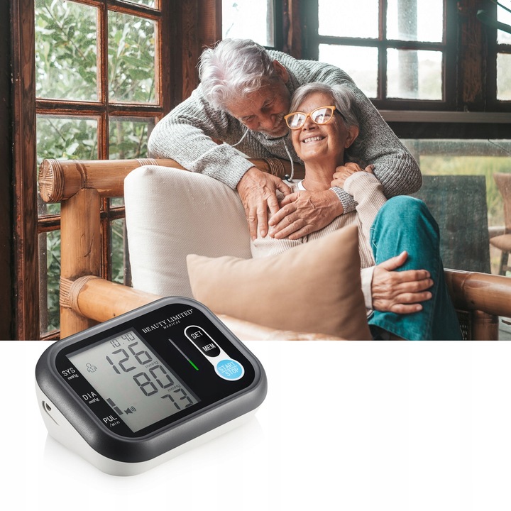 CIŚNIENIOMIERZ NARAMIENNY Automatyczny MÓWI PO POLSKU Arytmia Puls LCD