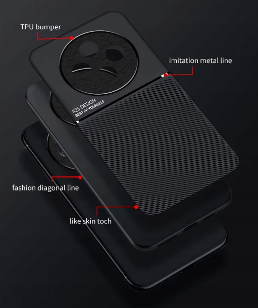 Etui Case Business Do OPPO RENO 12F 5G / 12FS / 12FS 5G Szkło Hartowane 9H