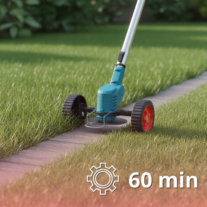 PODKASZARKA AKUMULATOROWA ELEKTRYCZNA MOCNA KOSA DO TRAWNIKA ZESTAW 2X