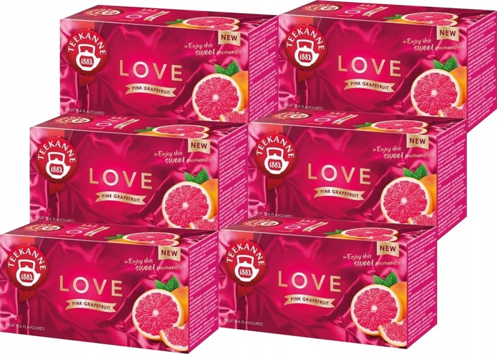 (x6) TEEKANNE Herbata Love Grapefruit 20tb