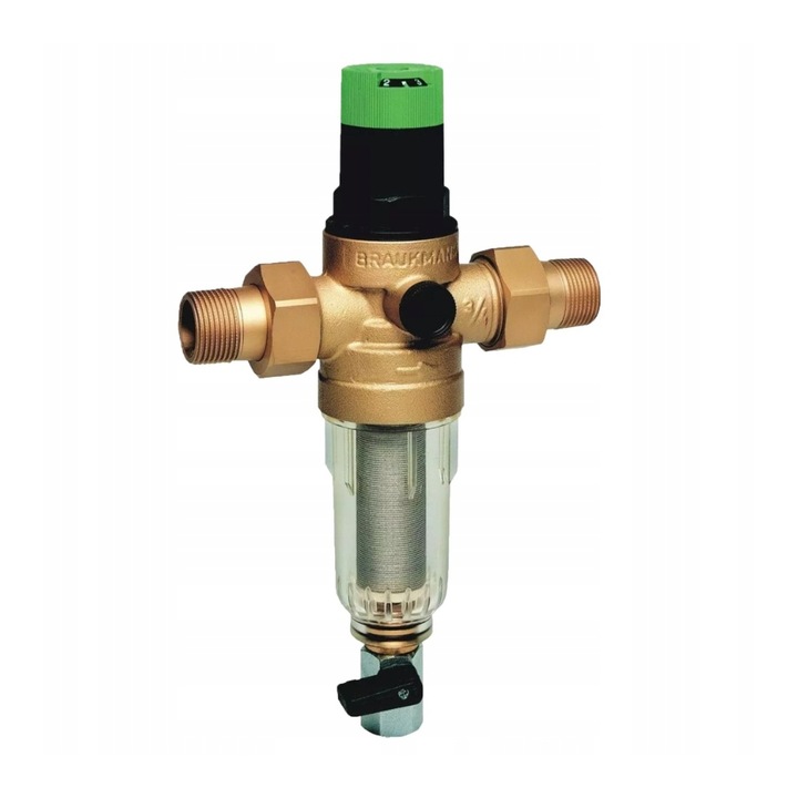 Filtr wstępny z reduktorem Honeywell Braukmann FK06 z przyłączem 1"