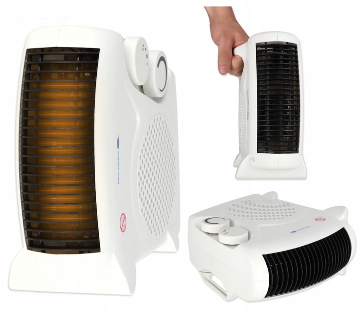 Termowentylator Grzejnik Farelka 2000W Termostat pionowy poziomy