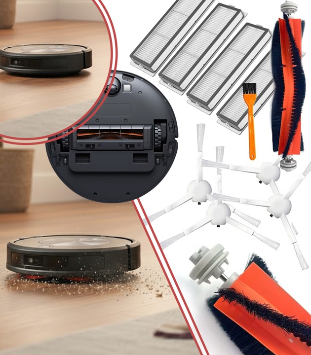 Zestaw Filtry Szczotki Akcesoria Do Odkurzacza Xiaomi mi Robot Vacuum