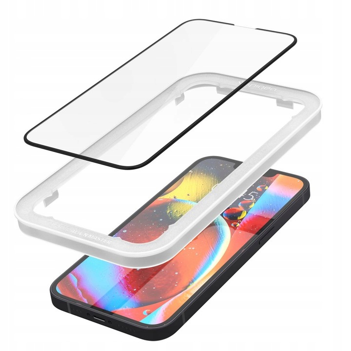 2 X SZKŁO HARTOWANE SPIGEN ALM GLASS FC IPHONE 13 / 13 PRO / 14