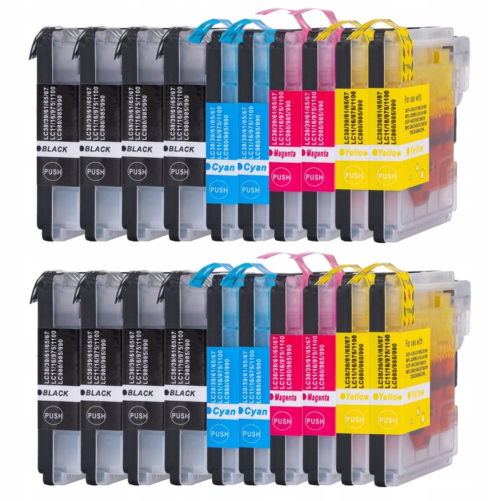 20x TUSZ DO BROTHER LC985 DCP-J125 DCP-J315W J515W